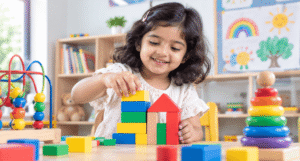 Children learning through play at Early Buds Preschool in Bangalore